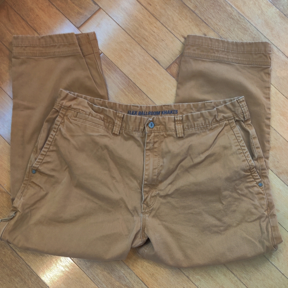 Men's DuluthFlex Ballroom Khaki Relaxed Fit Pants